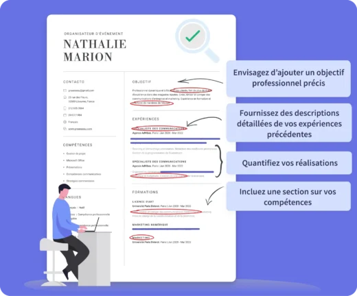 Analyse experte de votre CV