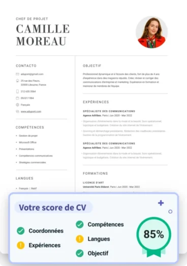 Createur de CV en ligne onlinecv