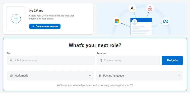 Job-match onlinecv.fr