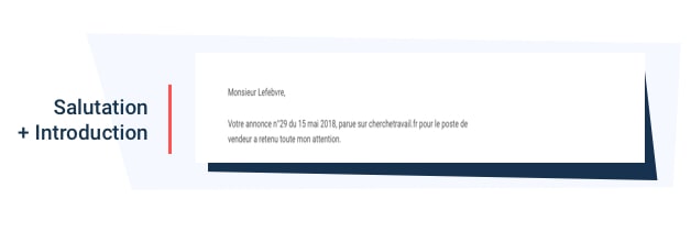 introduction lettre de motivation