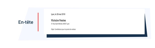 en tete lettre de motivation